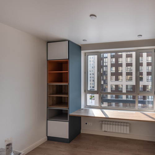 Установка натяжной конструкции в детскую комнату